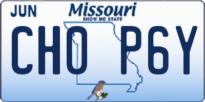 MO license plate CH0P6Y