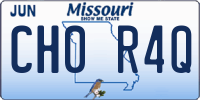 MO license plate CH0R4Q