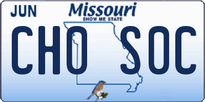 MO license plate CH0S0C