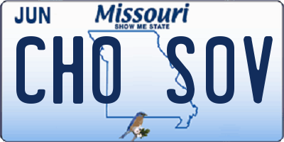 MO license plate CH0S0V