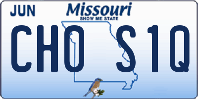 MO license plate CH0S1Q