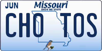 MO license plate CH0T0S