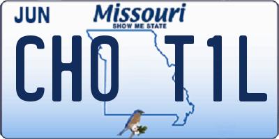 MO license plate CH0T1L