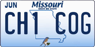 MO license plate CH1C0G