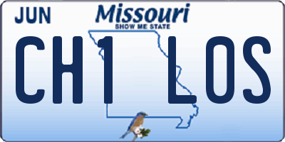 MO license plate CH1L0S