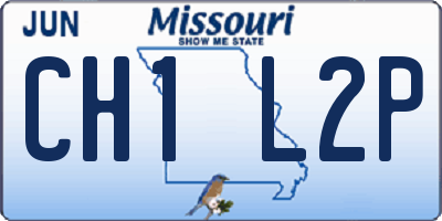 MO license plate CH1L2P