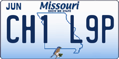 MO license plate CH1L9P