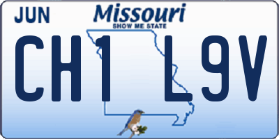MO license plate CH1L9V