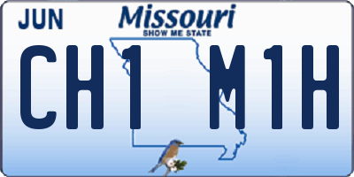 MO license plate CH1M1H