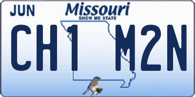 MO license plate CH1M2N