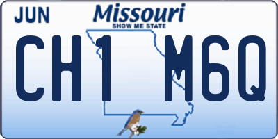 MO license plate CH1M6Q