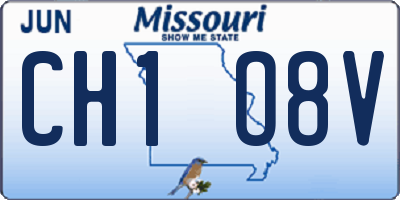 MO license plate CH1O8V