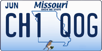 MO license plate CH1Q0G