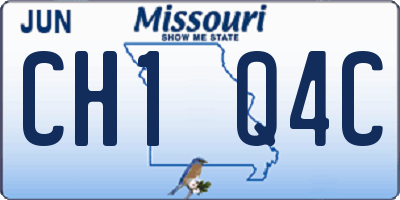 MO license plate CH1Q4C