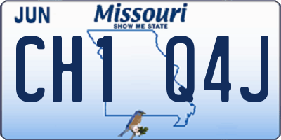 MO license plate CH1Q4J