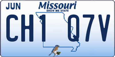 MO license plate CH1Q7V
