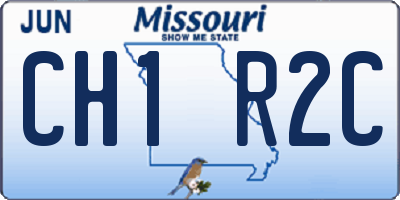 MO license plate CH1R2C