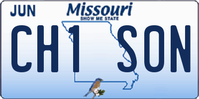 MO license plate CH1S0N