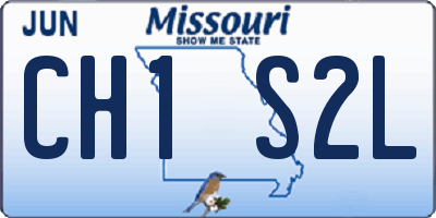 MO license plate CH1S2L