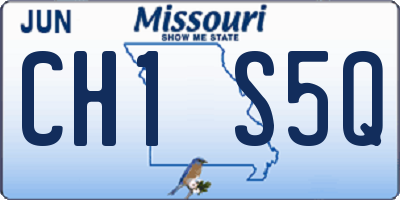MO license plate CH1S5Q