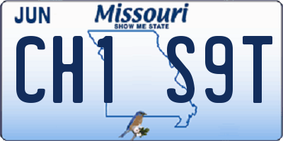 MO license plate CH1S9T