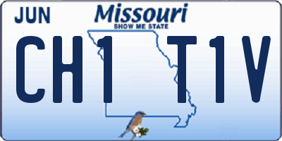 MO license plate CH1T1V