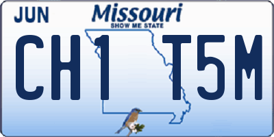 MO license plate CH1T5M