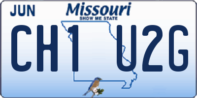 MO license plate CH1U2G