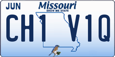 MO license plate CH1V1Q