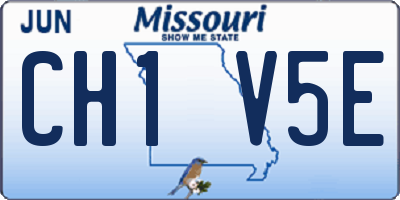 MO license plate CH1V5E