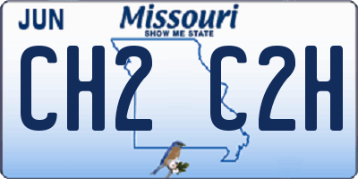 MO license plate CH2C2H