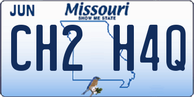 MO license plate CH2H4Q