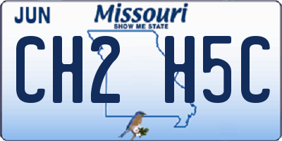 MO license plate CH2H5C