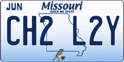 MO license plate CH2L2Y