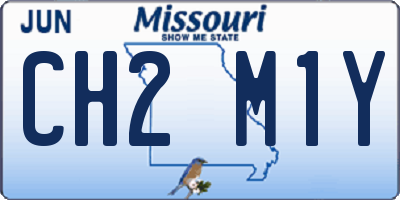 MO license plate CH2M1Y
