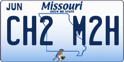 MO license plate CH2M2H