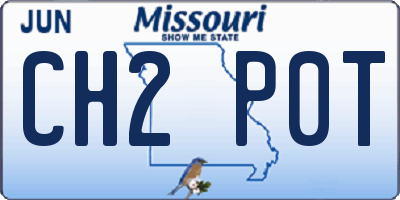 MO license plate CH2P0T