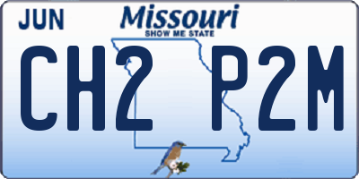 MO license plate CH2P2M