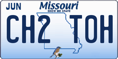 MO license plate CH2T0H