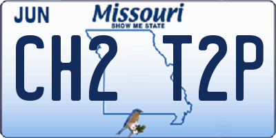 MO license plate CH2T2P