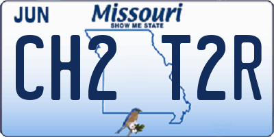 MO license plate CH2T2R