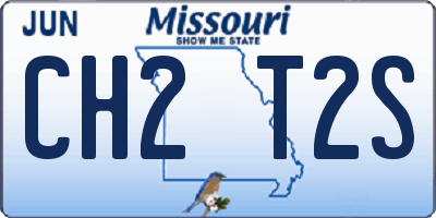MO license plate CH2T2S