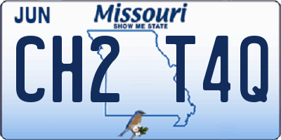 MO license plate CH2T4Q