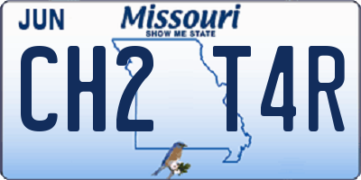 MO license plate CH2T4R