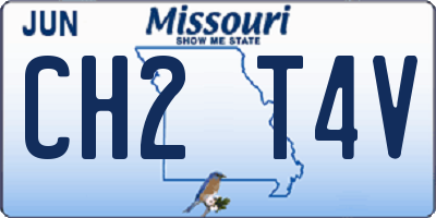 MO license plate CH2T4V