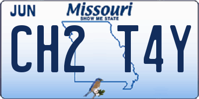 MO license plate CH2T4Y