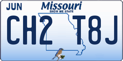 MO license plate CH2T8J