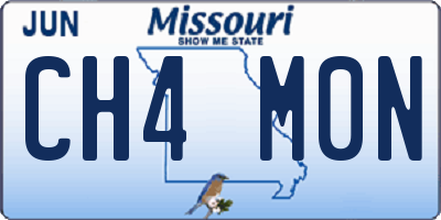 MO license plate CH4M0N