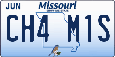 MO license plate CH4M1S