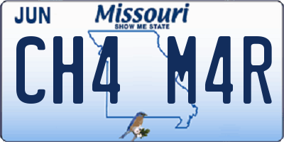 MO license plate CH4M4R